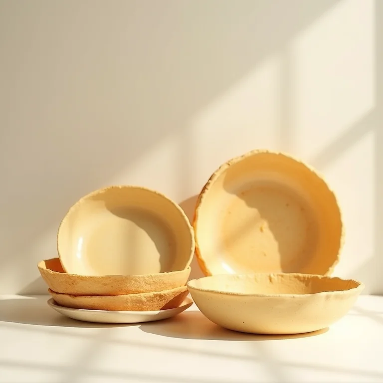 Frigideiras de crepe de tamanhos variados.