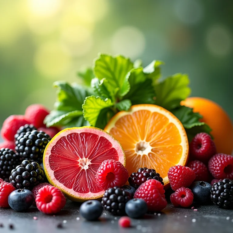 Frutas e vegetais ricos em antioxidantes