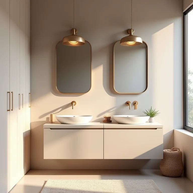 Gabinete de banheiro bonito, mas pouco funcional