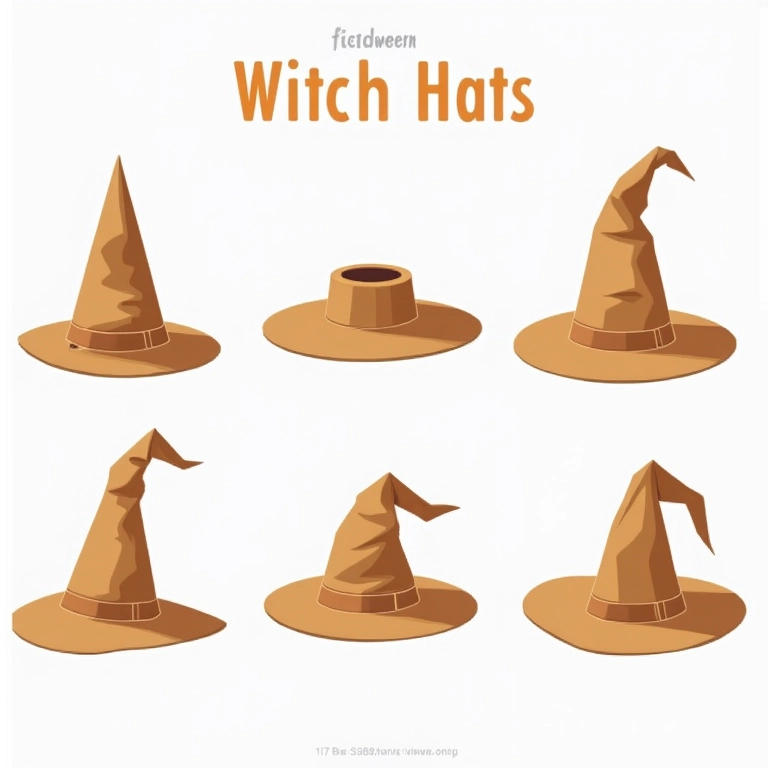 Guia prático: chapéu de bruxa de papelão passo a passo.