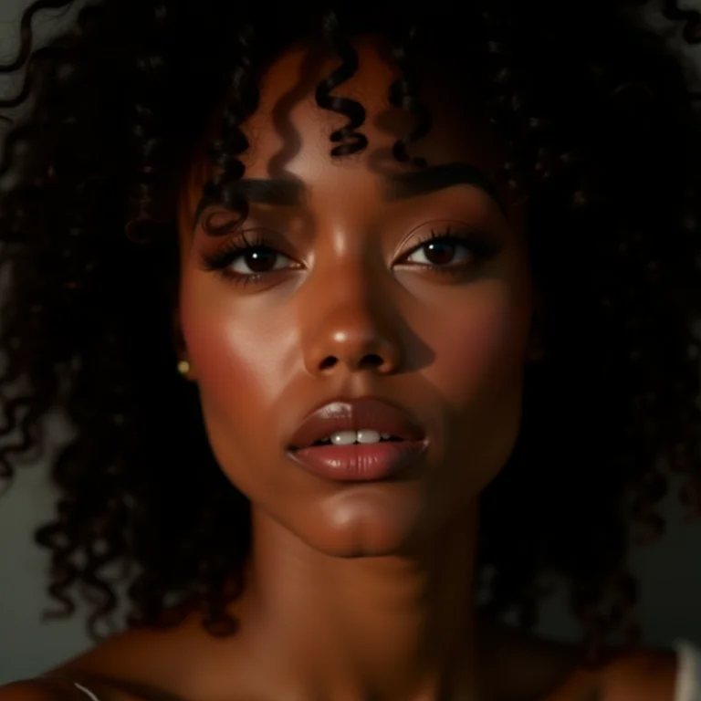 Iluminação inadequada em estúdio de beleza