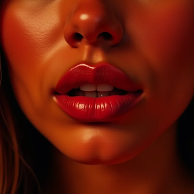 Iluminando o arco do cupido para realçar os lábios