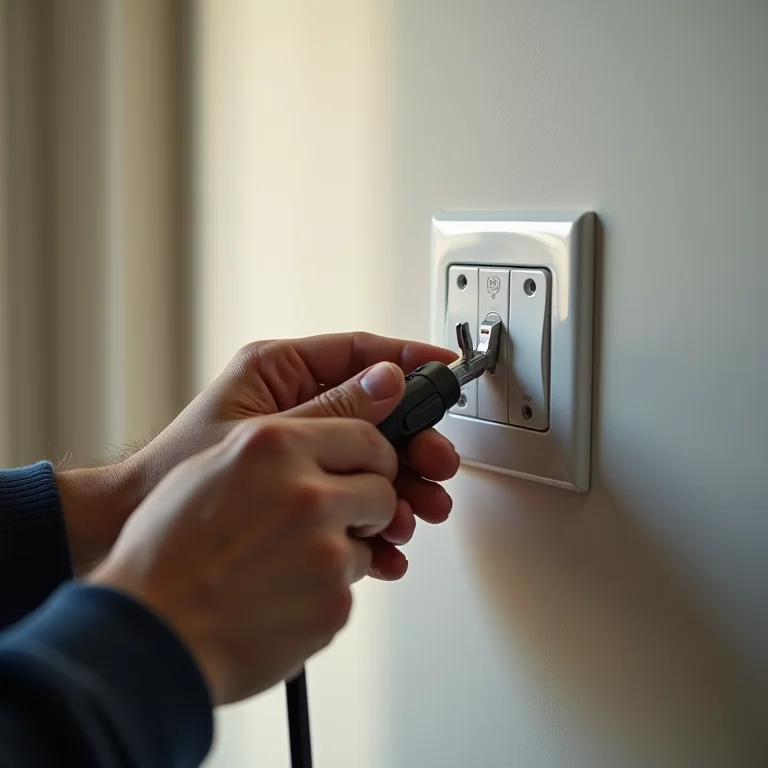 Instalando um interruptor intermediário.