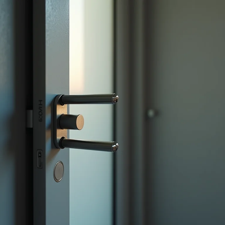 Interferência de metal no sensor magnético da porta