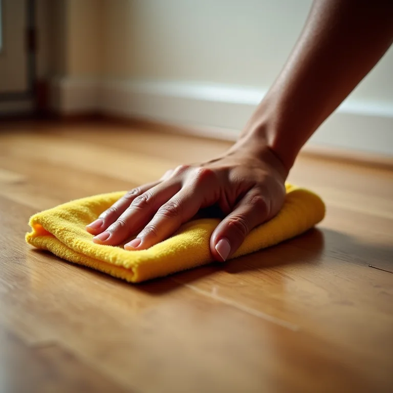 Limpeza fácil e rápida de assoalho de madeira