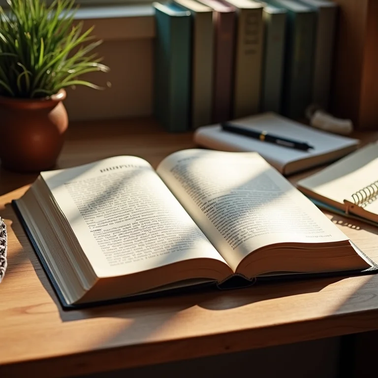 Livro aberto sobre cursos populares para o Enem