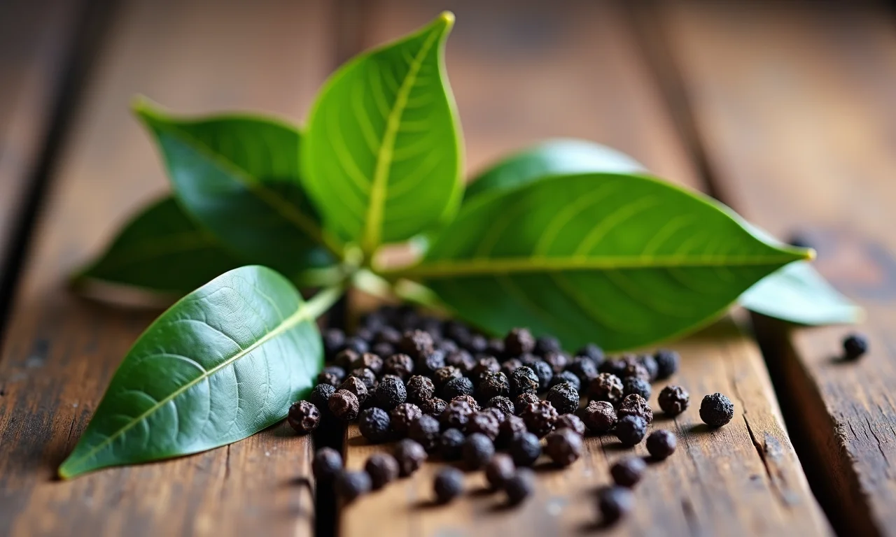 Louro e pimenta do reino, temperos da feijoada.