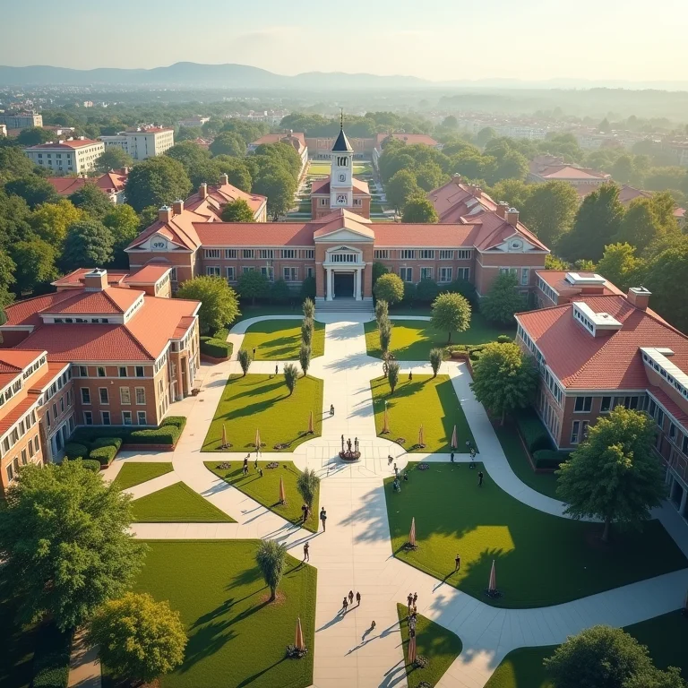 Mapa do campus da universidade escolhida para o Enem