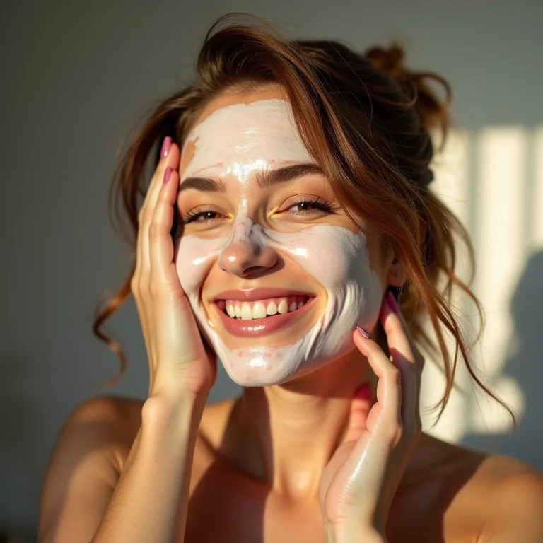 Máscara capilar caseira para cabelos coloridos.