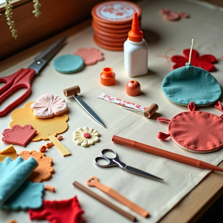 Materiais para fazer peteca em casa.