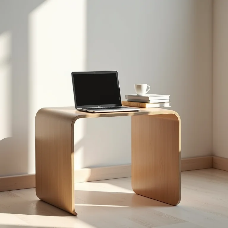 Mesa lateral em C com diversas funcionalidades