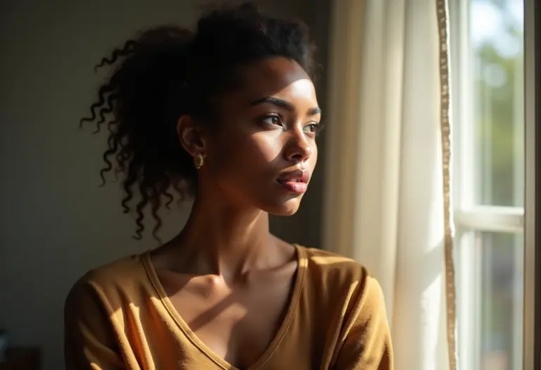 Mulher confiante superando a síndrome do impostor