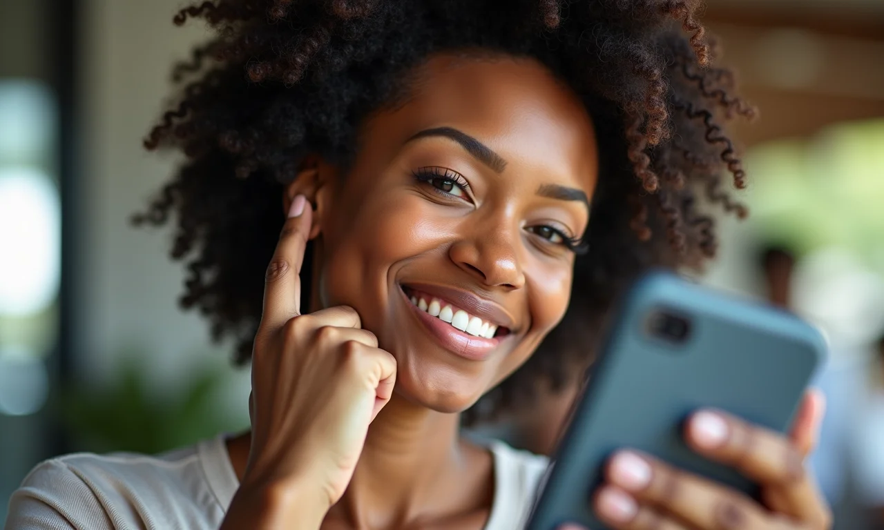 Mulher pensando antes de comprar, representando o consumo consciente.