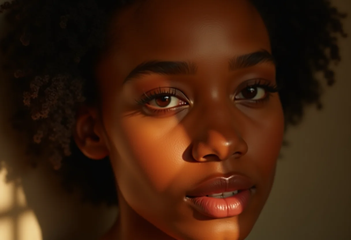 Rotina de autocuidado: 5 erros que sabotam seus resultados Mulher radiante em close-up, rotina de autocuidado