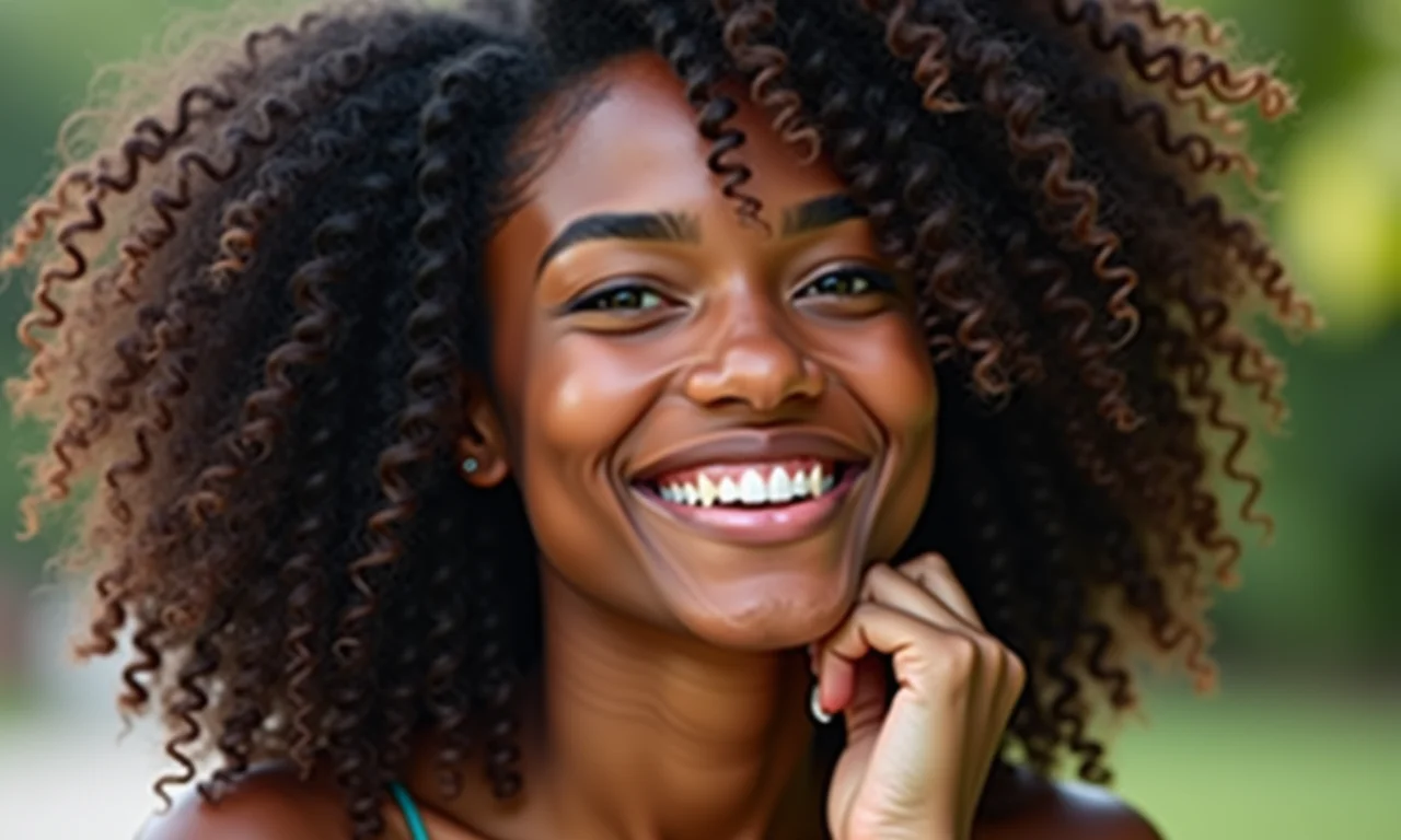 Gelatina para cabelos: é eficaz Mulheres diversas sorrindo, exibindo cachos definidos com gelatina capilar.