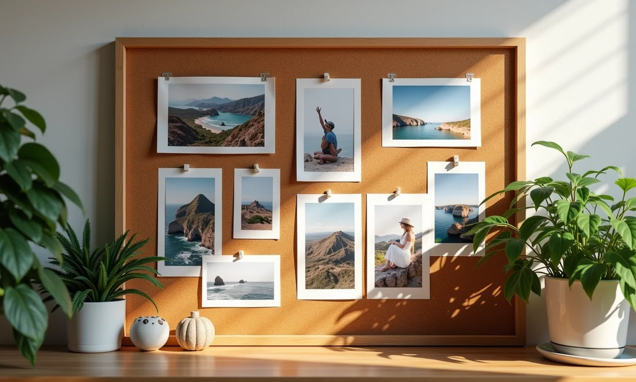 Mural de inspirações no Pinterest com elementos de design brasileiro.