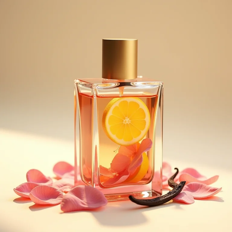 Notas olfativas de um perfume desconstruído