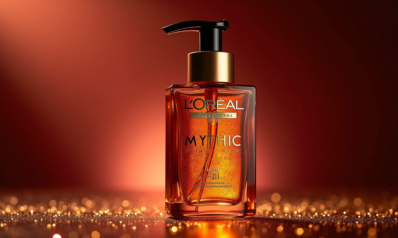 Óleo Capilar com Glitter da L'Oréal Professionnel Mythic Oil Shimmering Engine.