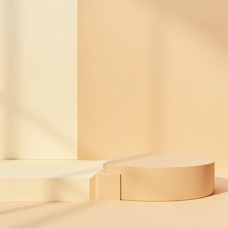 Paleta de cores para banheiro bege com revestimento 3D.