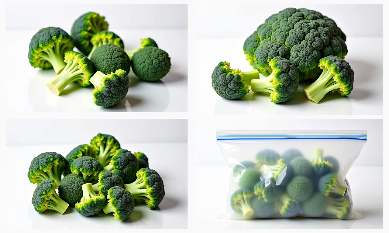 Passo a passo de como congelar brócolis.