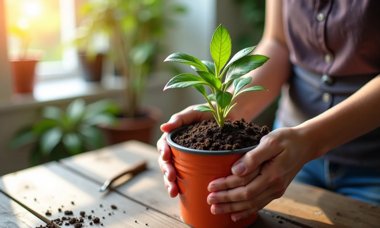 Passo a passo de como criar um vaso de lata de tinta.