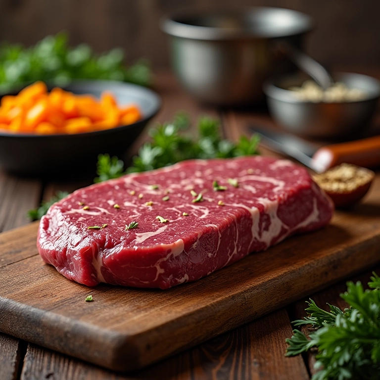 Passo a passo de receita de pirão de carne cremoso.