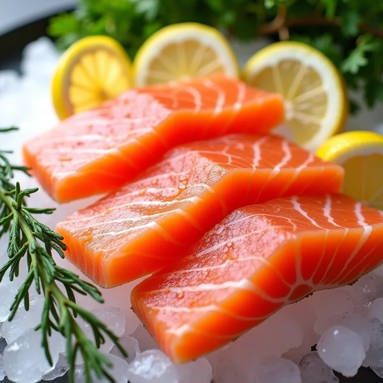 Peixes ricos em ômega 3.