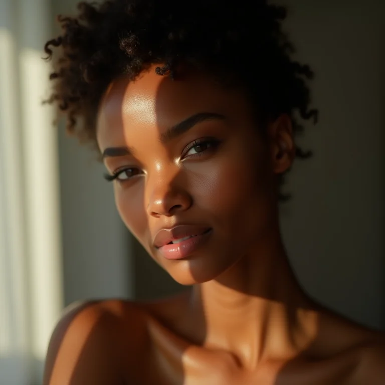 Pequena cicatriz em processo de cicatrização na pele de uma mulher, destacando a aceleração da cicatrização