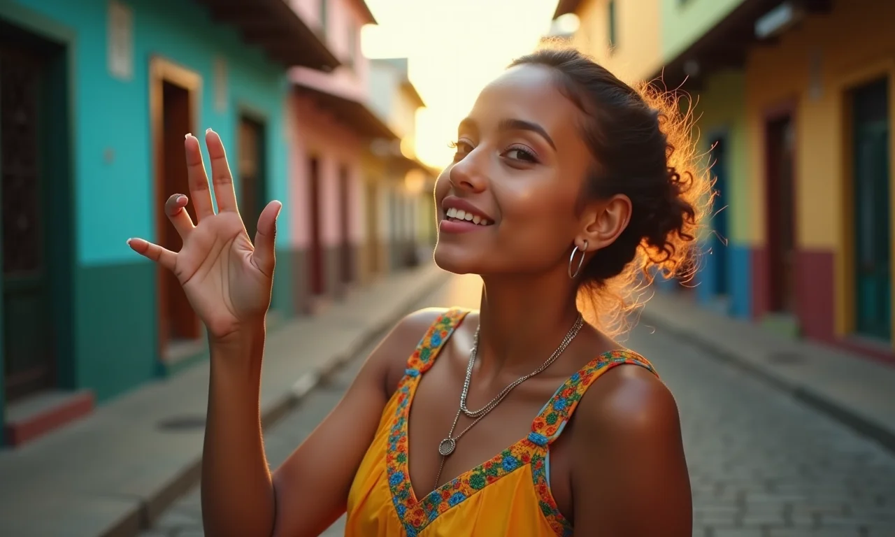 Pessoa editando vídeo criativo para o TikTok com elementos da cultura brasileira.