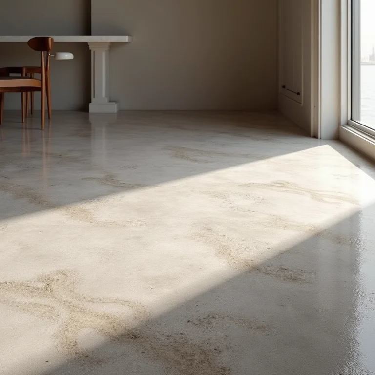 Piso de granito levigado