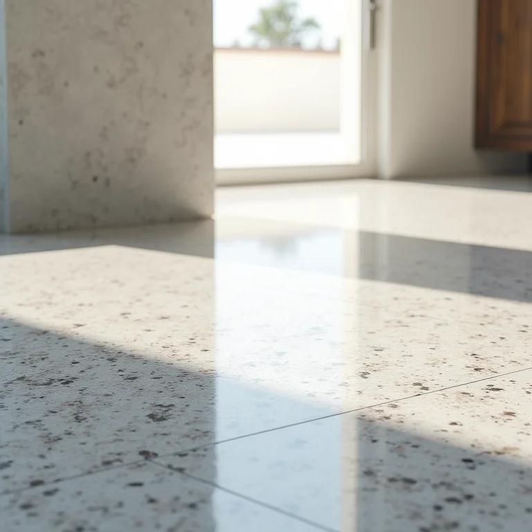 Piso de granito polido