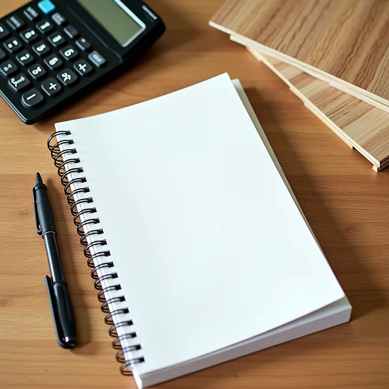 Planejamento de orçamento para assoalho de eucalipto