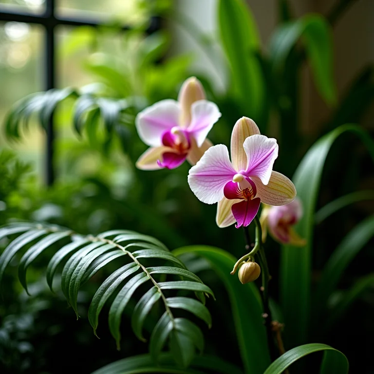 Plantas resistentes à umidade em jardim vertical de banheiro