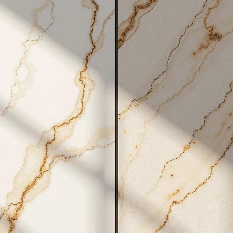 Porcelanato Calacata: uniformidade versus naturalidade