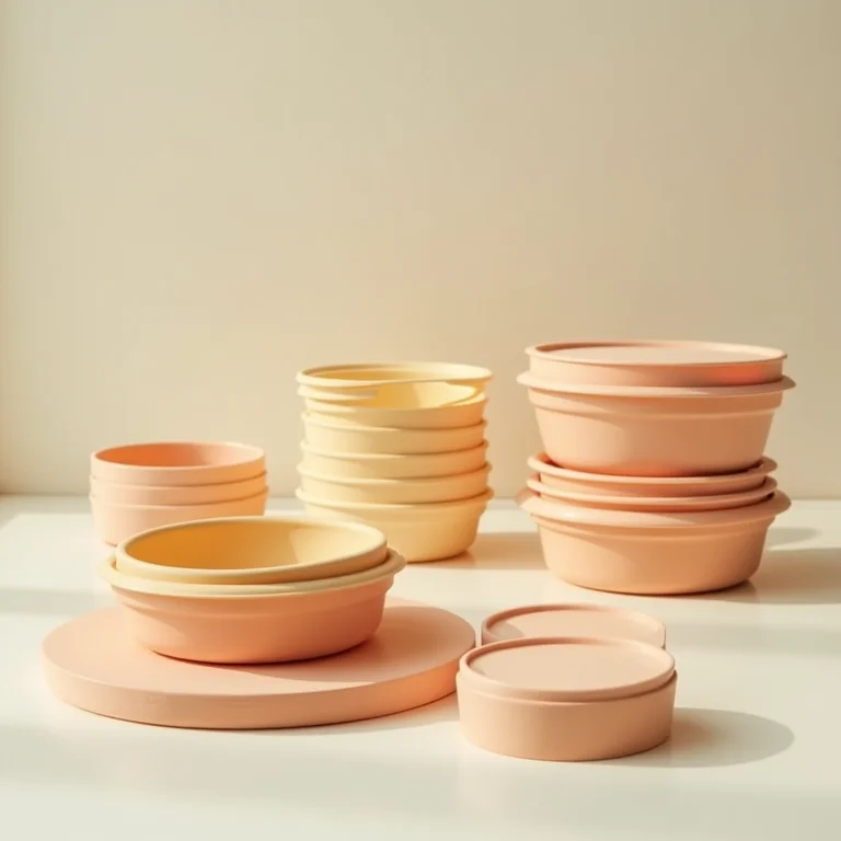 Potes de silicone flexíveis para congelar alimentos