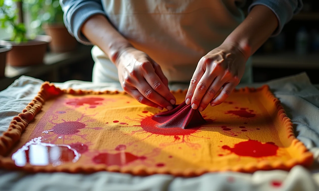 Preparando o tecido para o tingimento natural: processo de mordentagem.