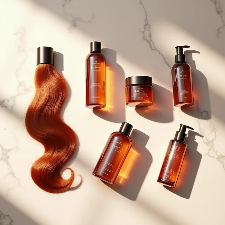 Produtos para cuidar de cabelo ruivo acobreado