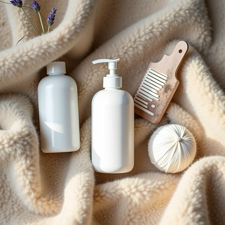 Produtos para facilitar a lavagem de lã