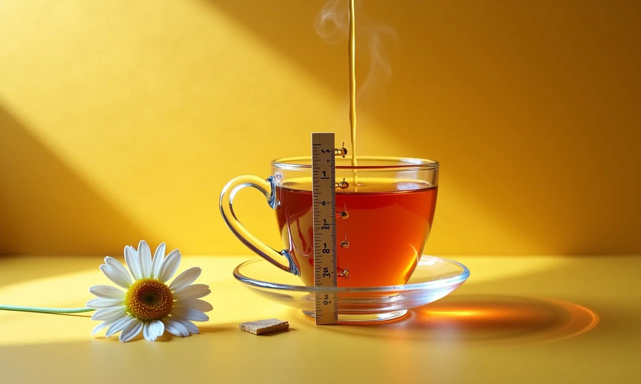 Qual a quantidade ideal de chá de camomila por dia? Preparo cuidadoso.