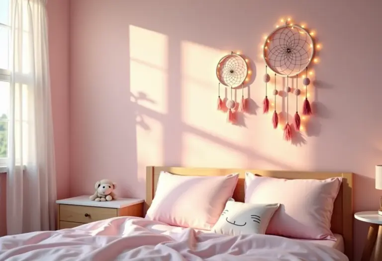 Quarto de menina decorado com tema dos sonhos