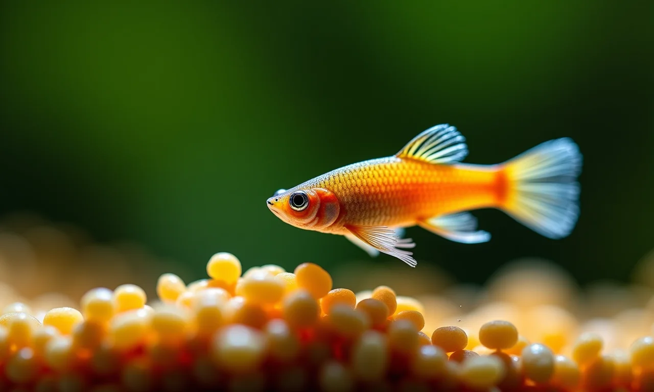 Ração para filhotes de Betta.