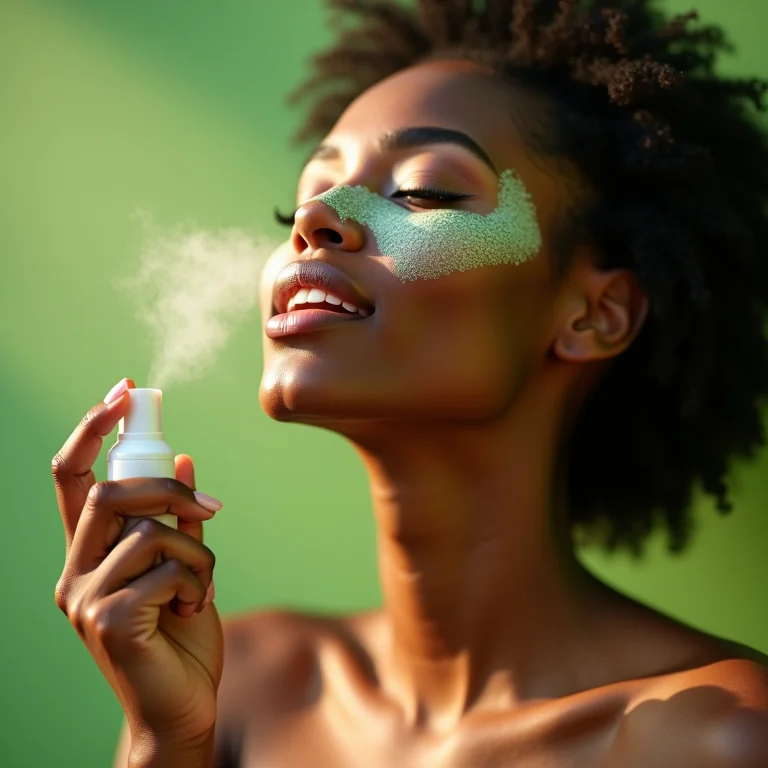 Refrescando a pele com hortelã