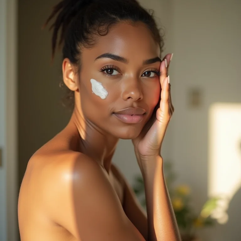 Rotina diária de hidratação natural