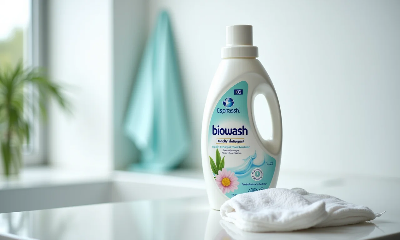 Sabão líquido Biowash para roupas íntimas delicadas.