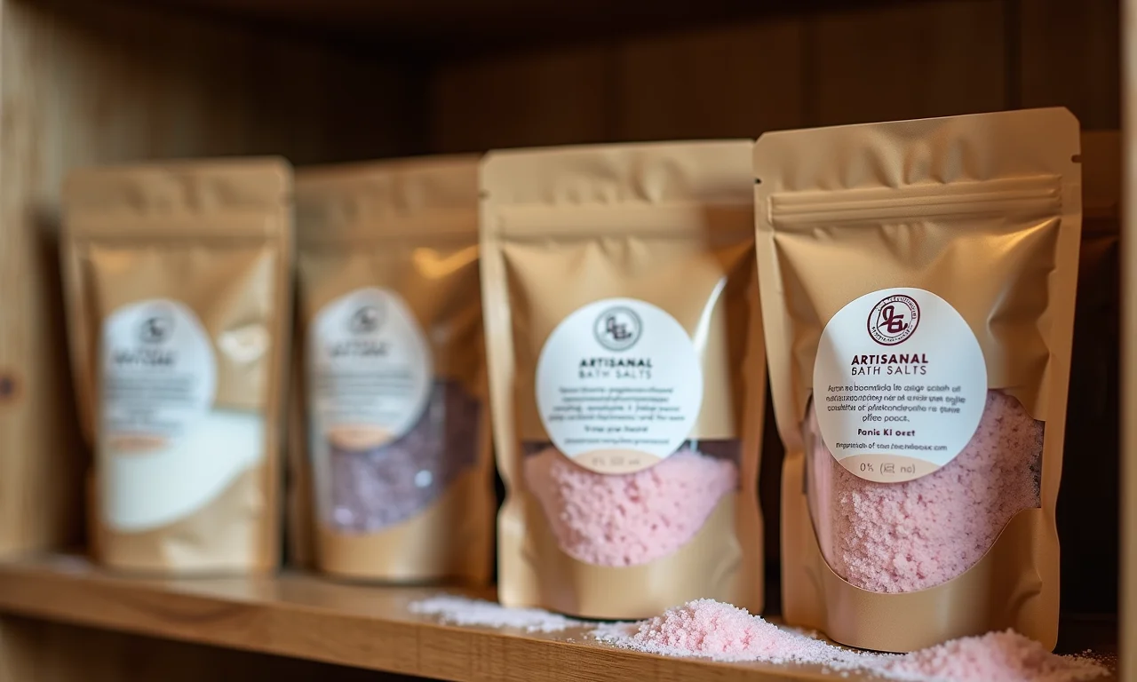 Sais de banho artesanais da Lola Cosméticos.