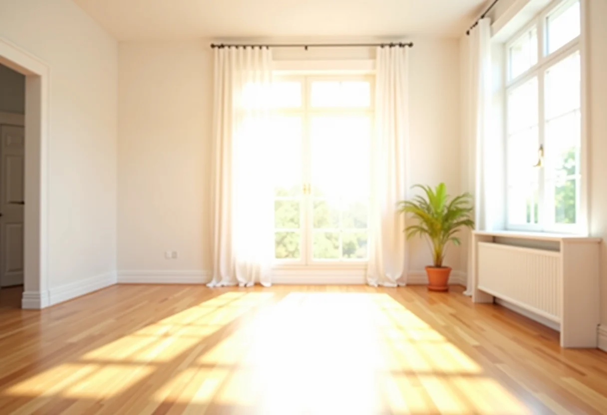 Assoalho Beneficiado: O guia definitivo para escolher o seu Sala de estar elegante com assoalho de madeira clara