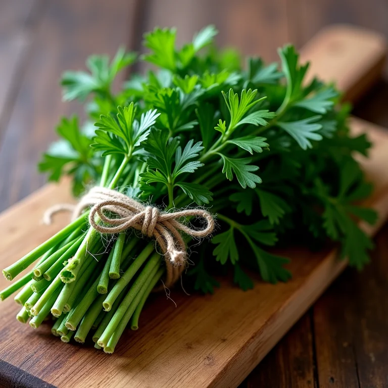 Salsinha e endro frescos, ervas aromáticas húngaras.