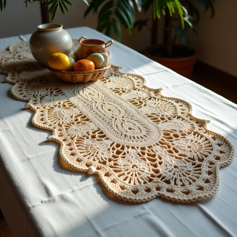 Sousplat de crochê charmoso e personalizado