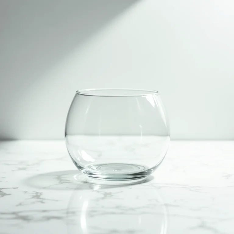 Sousplat de vidro elegante.