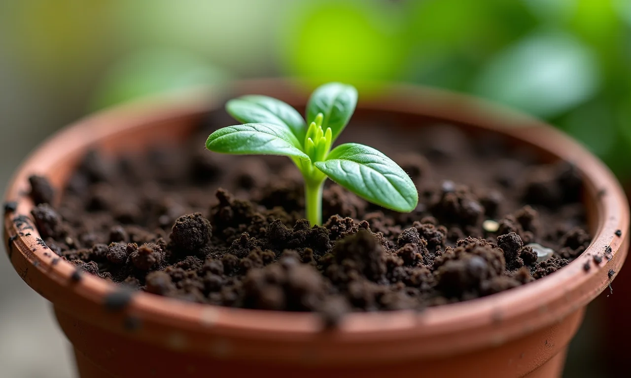 Substrato de qualidade para temperos em vaso.